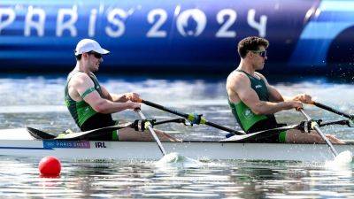 Paris 2024: Philip Doyle and Daire Lynch impress in reaching double sculls final