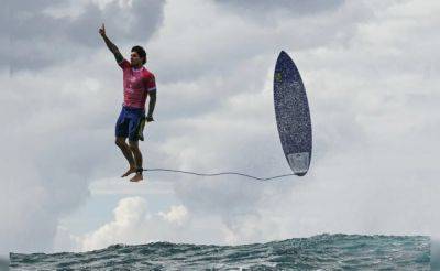 "Greatest Sports Photo Of All Time": Surfer's Image At Paris Olympics Goes Viral