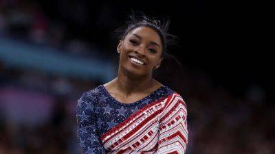 Gymnastics-Sporting legends turn out for Biles at Paris Olympics