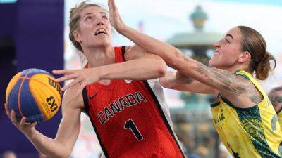 Plouffe twins lead Canadian women past Australia to open Olympic 3x3 basketball tournament