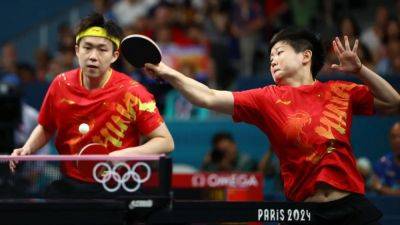 Table tennis: Wang and Sun win mixed doubles gold after China's Tokyo failure