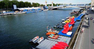 Olympic triathlon under way after days of Seine water quality concerns