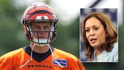Joe Burrow was not on 'White Dudes' call to support Kamala Harris, Bengals say