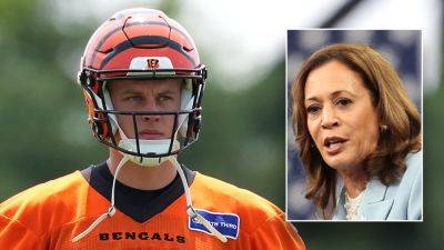 Joe Burrow - Nick Bosa - Jared Goff - Daniel Jones - Kamala Harris - Trump - Joe Burrow was not on 'White Dudes' call to support Kamala Harris, Bengals say - foxnews.com - Usa - New York - San Francisco - county Jones