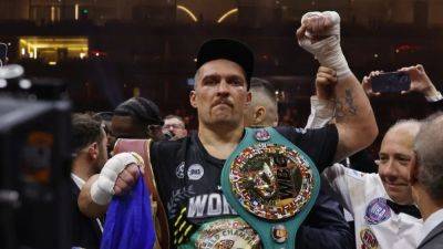 Olympic-Heavyweight champion Usyk promises payout if Ukrainians win medals