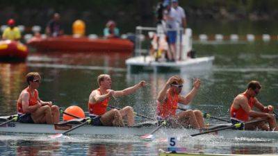 Rowing: Netherlands take gold in men's quadruple sculls