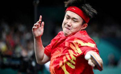 Watch: Paris Olympics 2024 Photographers Break Chinese Table Tennis Champion's Paddle