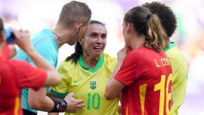 Marta shown red card in potential Brazil Olympics farewell - ESPN