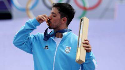 Summer Olympics - Paris Olympics - Argentina's Jose Torres Gil wins Olympic freestyle BMX gold - ESPN - espn.com - Britain - France - Usa - Argentina - Australia - Japan - county Martin - county Logan