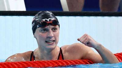 Swimming's sure bet Ledecky takes 1,500 metre gold again