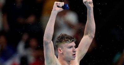 France's Léon Marchand makes history with golden double in Olympic pool