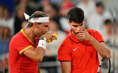 Rafael Nadal - Carlos Alcaraz - Roland Garros - Paris Olympics - Rafael Nadal-Carlos Alcaraz, Men's Doubles Quarter-Finals Highlights, Paris Olympics 2024: Nadal-Alcaraz Pair Bows Out After Loss - sports.ndtv.com - Spain - Usa