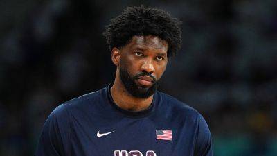 Anthony Davis - Joel Embiid - Steve Kerr - NBA MVP Joel Embiid sits in latest Olympic win after USA coach calls himself 'idiot' for not playing teammate - foxnews.com - France - Serbia - Usa - Cameroon - Los Angeles - county Davis - South Sudan