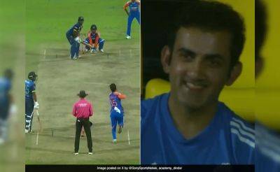 Watch: Gautam Gambhir's Reaction Bowls Over Internet As Rinku Singh Delivers Game-Changing Over