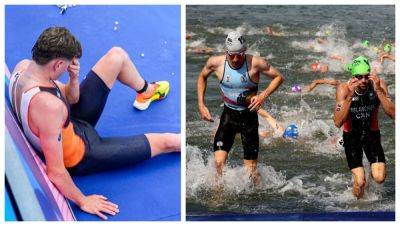 Canadian Olympic Triathlon Athlete Pukes After Swimming In Digusting Seine River