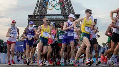 Paris Olympics - Evan Dunfee falls short in Olympic medal pursuit, places 5th in 20 km race walk - cbc.ca - Germany - Spain - Brazil - Canada - county Martin - Ecuador - county Canadian