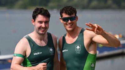 Paris 2024: Bronze for Philip Doyle and Daire Lynch in double sculls