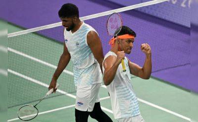 Paris Olympics - Chirag Shetty - Satwik-Chirag Badminton Men's Doubles Live Streaming Olympics Live Telecast: When And Where To Watch - sports.ndtv.com - India - Malaysia