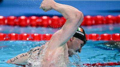 Paris 2024: Tom Fannon sets new Irish record to make 50m freestyle semis