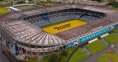 Watch Murrayfield 'painted' yellow as Arnold Clark announces partnership with Scottish Rugby