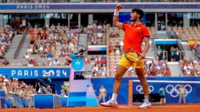 Carlos Alcaraz - Roland Garros - Alexander Zverev - Tommy Paul - Casper Ruud - Paris Olympics - Lorenzo Musetti - Alcaraz reaches Olympics singles semis, youngest since Djokovic - ESPN - espn.com - France - Germany - Serbia - Italy - Australia - Canada - Norway - Greece