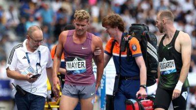 World record holder Mayer out of decathlon with thigh injury