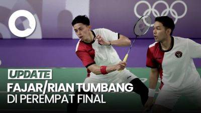 Fajar/Rian Kandas di Perempat Final Bulutangkis Olimpiade 2024 - sport.detik.com