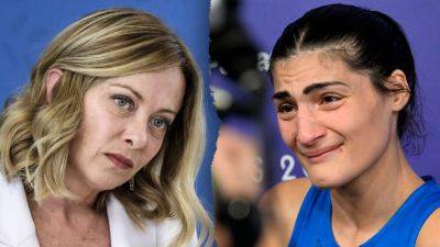 Paris Olympics - Giorgia Meloni - Italian boxer's fight against Olympic opponent deemed to have male chromosomes 'not an even contest,' PM says - foxnews.com - Italy - Algeria