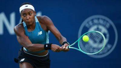 Top-seed Coco Gauff ousted by Diana Shnaider in Canadian Open quarterfinals