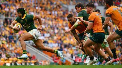 Springboks romp to victory in Australia in Rugby Championship opener