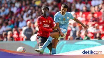 Alejandro Garnacho - Jeremy Doku - Jadwal Community Shield Manchester City Vs Manchester United Malam Ini - sport.detik.com