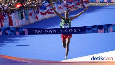 Eliud Kipchoge - Hasil Marathon Olimpiade 2024: Pelari Ethiopia Raih Emas dan Catat Rekor - sport.detik.com - Ethiopia - Kenya