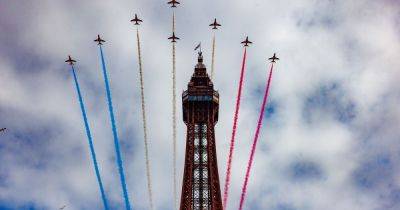 Red Arrows LIVE as jets set to fly over Greater Manchester and Lancashire