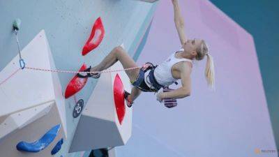 Paris Games - Climbing-Slovenia's climbing queen Garnbret wins boulder and lead gold - channelnewsasia.com - Usa - Austria - Slovenia