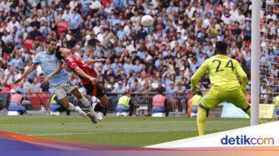 Marcus Rashford - Bruno Fernandes - Bernardo Silva - Jonny Evans - James Macatee - Oscar Bobb - Alejandro Garnacho - Man City Vs Man United: City Juara Community Shield via Adu Penalti - sport.detik.com