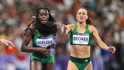 Phil Healy - Sharlene Mawdsley - Sophie Becker - Paris 2024: Ireland agonisingly miss out on relay medal in women's 4x400 - rte.ie - Britain - France - Belgium - Netherlands - Usa - Ireland - county Becker