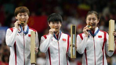 Table China achieve golden sweep with women's team victory