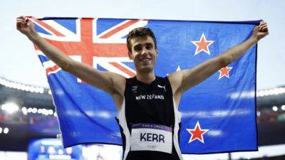 Kerr wins men's high jump after jump-off