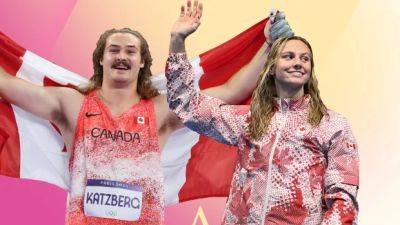 Summer McIntosh, Ethan Katzberg chosen as Canada's flag-bearers for Paris Olympics closing ceremony