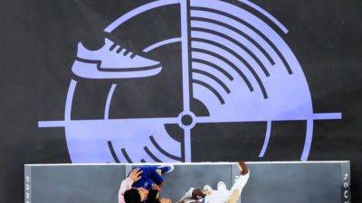 Breaking rocks Paris in brief turn on Olympic stage