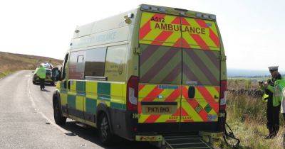 Cyclist injured after being hit by car before police and paramedics swarm area - manchestereveningnews.co.uk - county Belmont