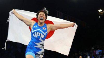 Wrestling-Japan strike gold in Paris with eight titles - channelnewsasia.com - Russia - Ukraine - Usa - Belarus - Japan - India - Iran - Bahrain - Bulgaria - Cuba