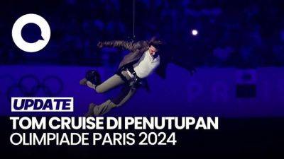 Aksi Terjun Tom Cruise di Upacara Penutupan Olimpiade Paris 2024