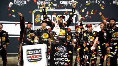 Austin Dillon wins at Richmond, draws ire of Joey Logano, Denny Hamlin - ESPN