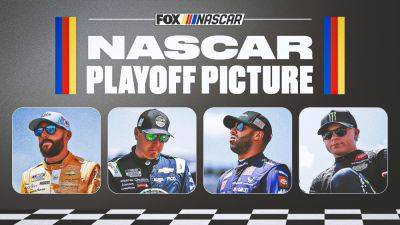 Kyle Larson - Joey Logano - Denny Hamlin - Chase Elliott - Ryan Blaney - Tyler Reddick - Daniel Suarez - William Byron - Alex Bowman - Christopher Bell - Brad Keselowski - Martin Truex-Junior - Austin Cindric - Ross Chastain - Ty Gibbs - Williams - NASCAR Playoff Picture: Who's in, who's on the bubble, who must win - foxnews.com - state Michigan - county Dillon