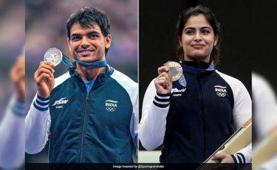 Paris Olympics - Manu Bhaker - Paris Games - Fans Wonder As Neeraj Chopra Meets Manu Bhaker, Her Mother. Video Viral - sports.ndtv.com - India