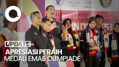 Peraih Medali Emas Olimpiade Bakal Diarak dan Bertemu Jokowi di Istana - sport.detik.com