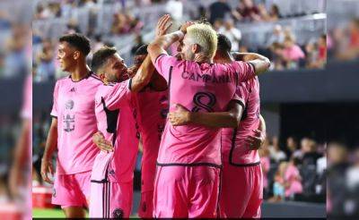 Lionel Messi - Crew Ousts Lionel Messi-Less Defending Champ Inter Miami In Leagues Cup - sports.ndtv.com - Denmark - Colombia - Usa - Argentina - Mexico - Czech Republic - county Miami - Israel - county Christian - county Union - Paraguay - county York