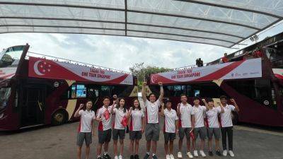 'It’s beautiful to see': Singaporeans turn out in force to support Olympians on bus parade through the city