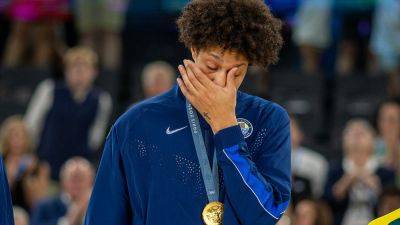 Summer Olympics - Phoenix Mercury - Paris Olympics - Brittney Griner - Alyssa Thomas - Brittney Griner explains burst of emotions after winning gold: 'My country fought for me to get back' - foxnews.com - Russia - France - Usa - Australia - Los Angeles